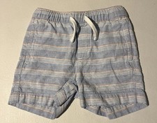 Janie And Jack Boys Linen And Cotton Shorts, Size 2T