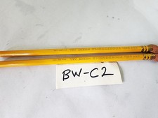 Lot of 2- Dixon Ticonderoga 1395 No. 3 Yellow Pencil Disc Eraser