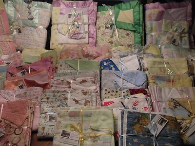 Reduced HANDMADE - SWADDLING/RECEIVING STYLE -BABY BLANKET LARGE SIZE 36'' X 36''