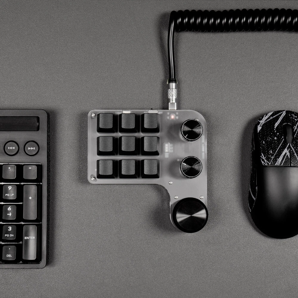 Universal 3 Knob 9 Key Multifunctional Mechanical Keyboard Clip