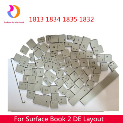 Original for Surface Book 2 Key Cap DE GR Layout 1834 1835 1832 1813 13.5 15inch