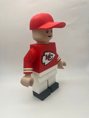 3D-gedruckte Kansas City Chiefs große 8,5" - 9,5" Minifigur - Bild 2 von 6