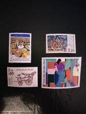 Timbres De France, Neufs**,N2394/2395/2410/2414c, Année 1986