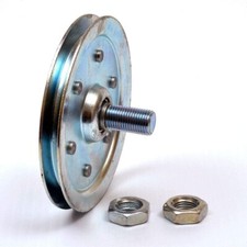 Garage Door 4 Inch Sheave Stud  Clevis Pulley Hardware Set Heavy Duty Pulley