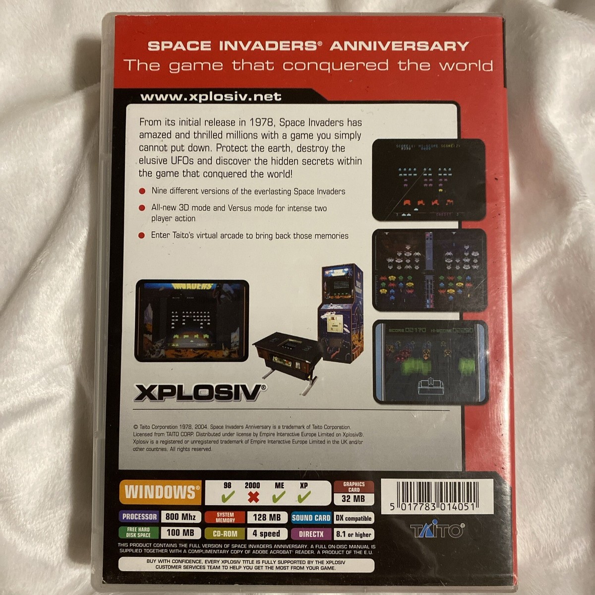 Space Invaders Anniversary (PC CD) by Xplosiv Classic Arcade Video