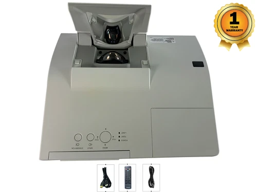 Hitachi CP-AW251N 3LCD Projector WXGA Ultra Short Throw HD 1080p HDMI LAN Bundle