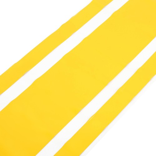 50.79''x6.30''Car Hood Stripe Sticker Decoration for Car Hood Roof Bumper Yellow - Picture 5 of 6