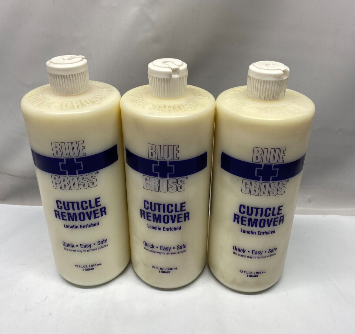 *Lot of 3* Blue Cross Cuticle Remover 32 fl oz each eBay