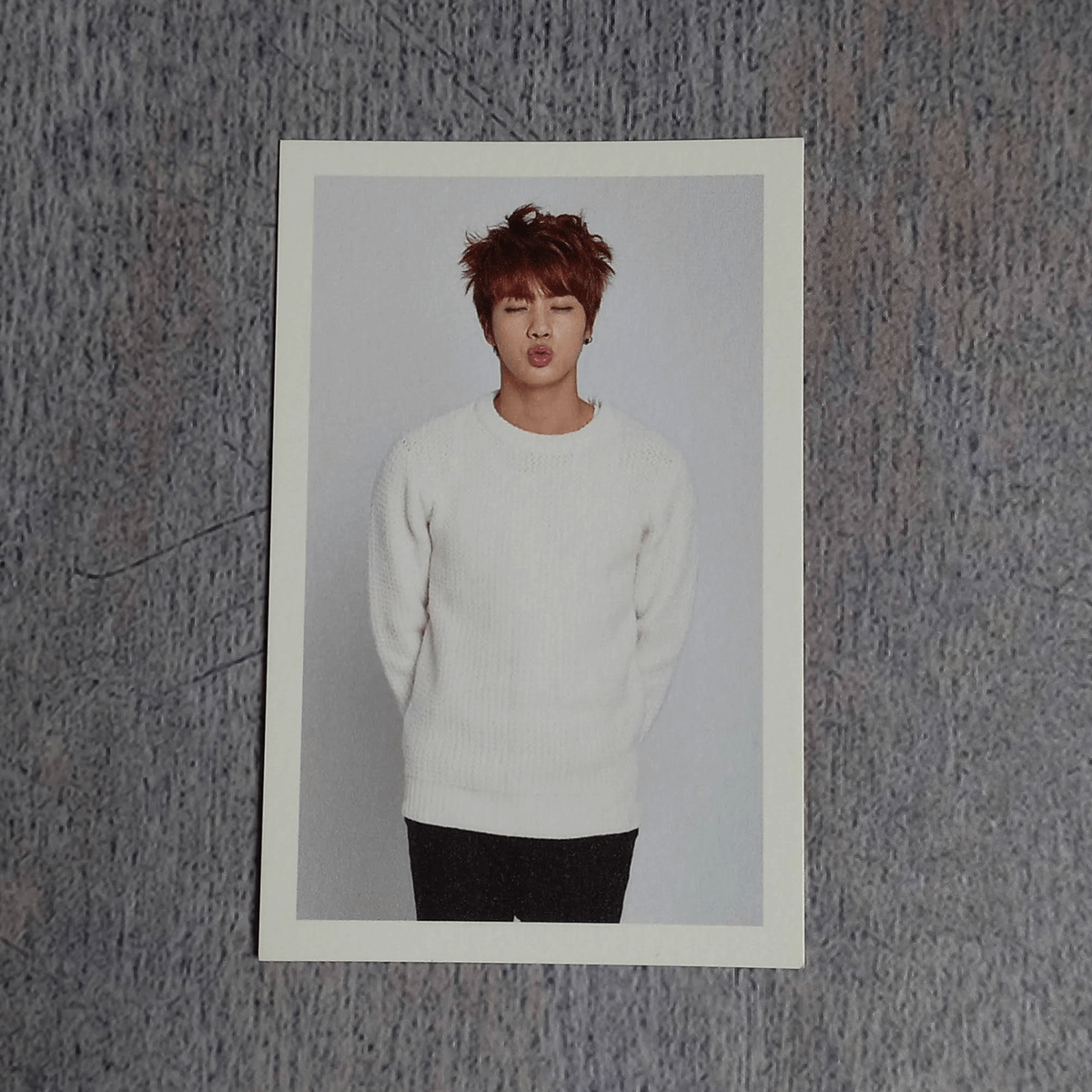 BTS 2015 2nd Army Membership Kit Official Photo Card - Jin Set of