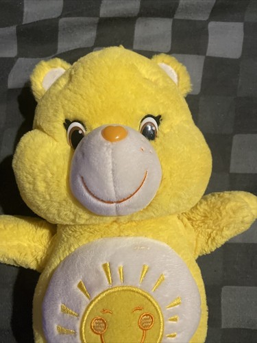 Care Bears Plüsch FUNSHINE BEAR 8 Zoll gelbe Beanie (nur spielen/lebendig 2014) - Bild 2 von 7