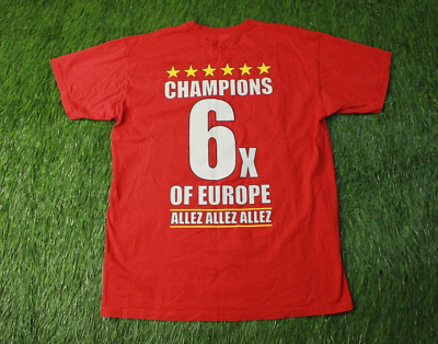 LIVERPOOL 2019 CHAMPIONS FOOTBALL SHIRT JERSEY CASUAL TEE FRUIT OF