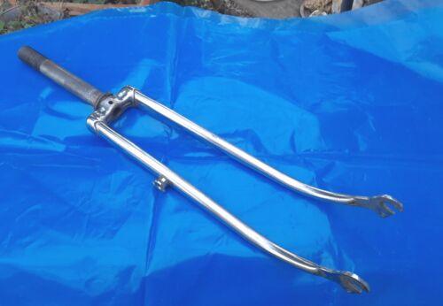 Vintage 1970's Chrome Front Fork 700c/27x1 3/4 - Picture 1 of 9