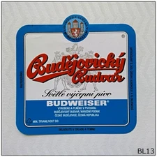 Budweiser Czech Beer Label (BL13)