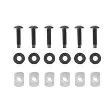 Steel 6 Pcs Hardtop Bolts Nuts Washers Kit For Jeep Wrangler Tj 1997-2006 Steel 6 Pcs Hardtop Bolts Nuts Washers Kit For Jeep Wrangler Tj 1997-2006