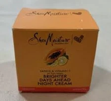 Shea Moisture PAPAYA & VITAMIN C BRIGHTER DAYS AHEAD NIGHT CREAM 2oz