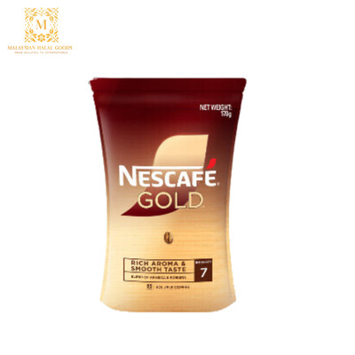 NESCAFE GOLD Instant Coffee Refill Pack 170gm - Halal Certified