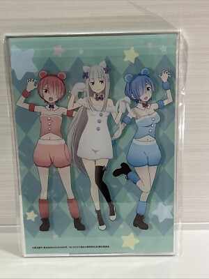 Re:ZERO Starting Life in Another World Acryl Panel Stand Figur Emilia Lem Rum