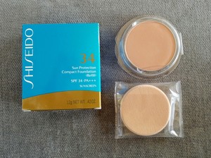 shiseido compact foundation