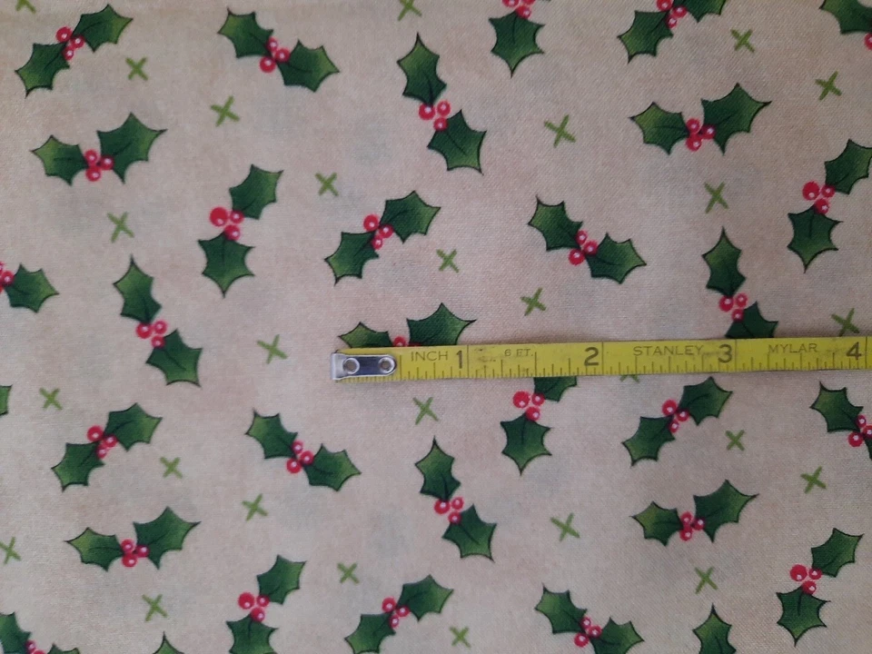 Jolly St. Nick MaryJo Tuttle Connecting Threads Cotton Fabric 42"X35" Christmas - Image 2 of 4