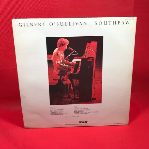 GILBERT O'SULLIVAN Southpaw 1977 UK vinyl LP No Telling Why My Love And I - Picture 2 of 6
