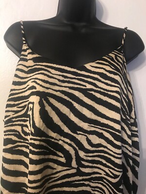 Scoop PLUS Women's Python Print Midi Slip Dress SIZE 3XL/3XG