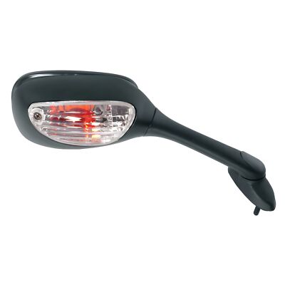 Spiegel Vicma rechts schwarz / alu in OEM - Qualität Blinker integriert