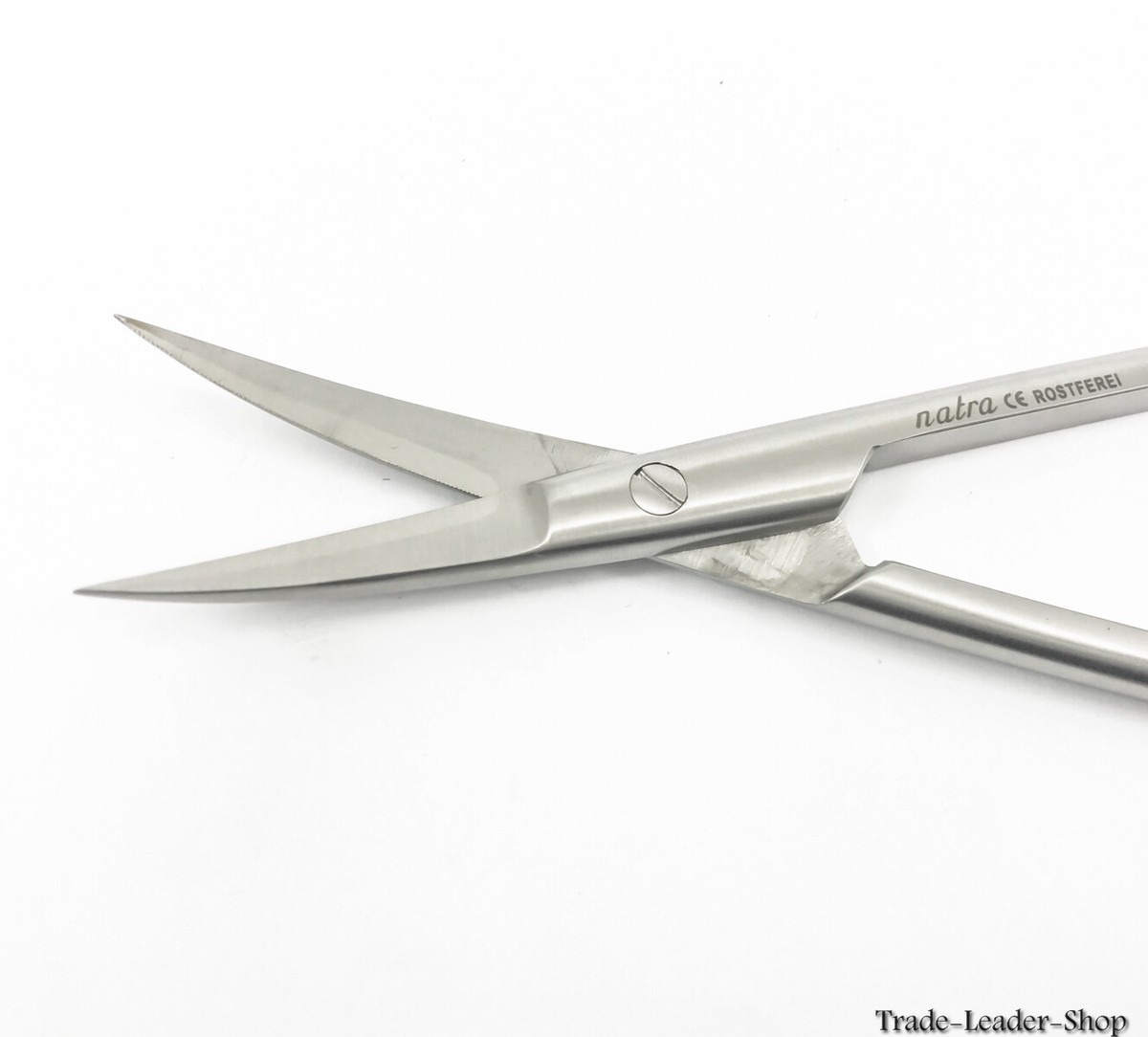 NATRA Kelly Curved Scissors - 16cm / 6.5" TC Pointed Surgical Scissors For Dental & Medical Use