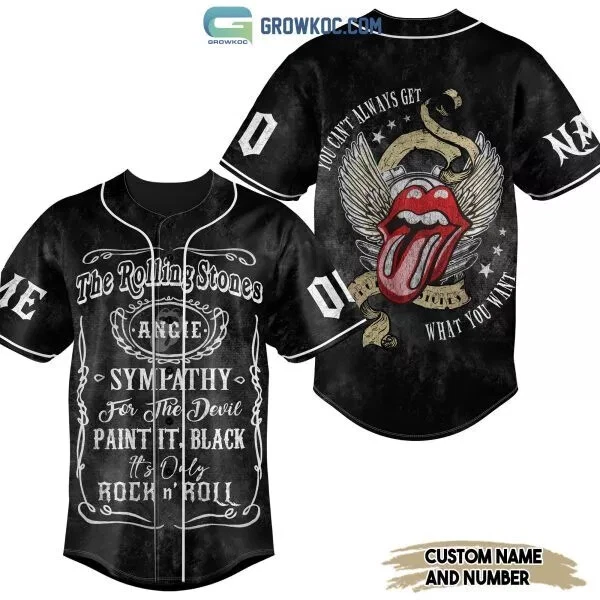 -The Rolling Stones Hackney Diamonds Tours 2024 Baseball Jersey