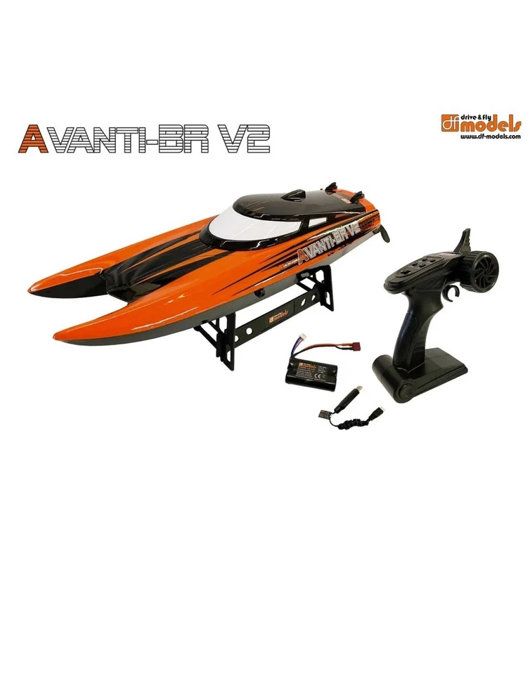 Df-Models 3640 Adelante - Br - V2 Racing Boot - Rtr 23Km H New! RC Modelo - Imagen 2 de 4