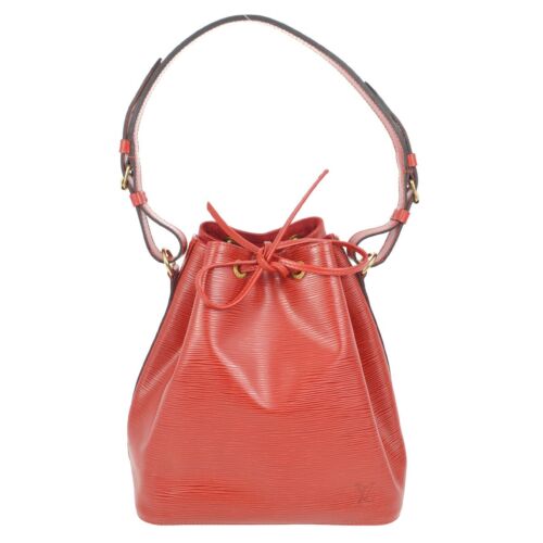 Louis Vuitton Red Epi Petite Noe Bucket Shoulder Bag M44107 AR0956 130937 - Picture 1 of 10