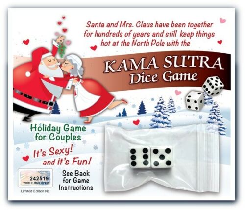 Christmas Couples KAMA SUTRA Dice Game Sex Positions Santa Xmas Stocking Stuffer eBay photo