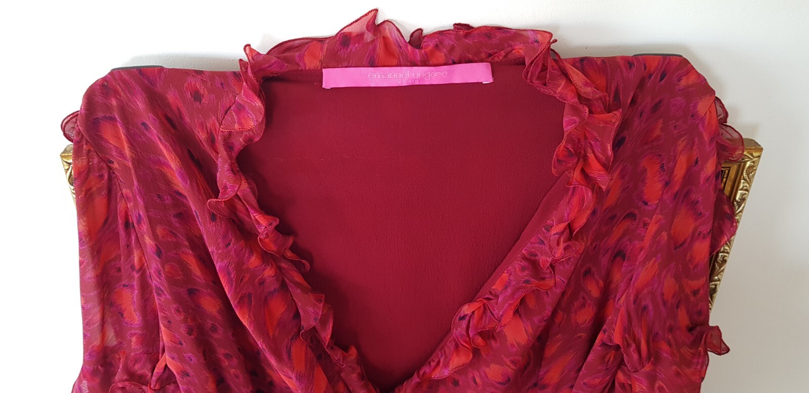 BEAUTIFUL EMANUEL UNGARO PARIS DRESS image 3