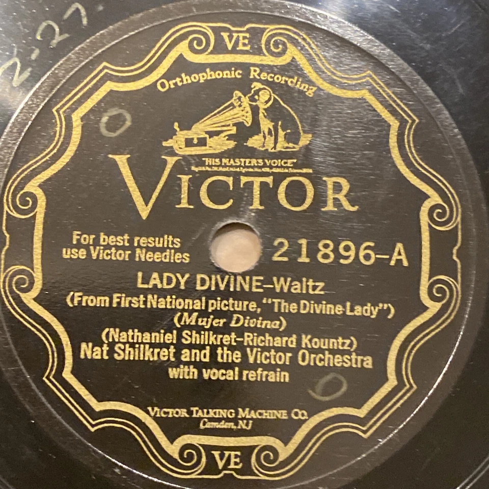 1929 JAZZ Nat Shilkret - Frank Baur VICTOR 21896 SOME SWEET DAY E+ - Image 3 of 4