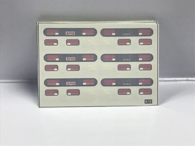 JC-9314 White Toner Waterslide Decals 240Z LIGHTSETS Custom 1:64