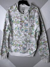 Hello Kitty X SANRIO White Carnival Hoodie Sweatshirt Comfy Lightweight Small