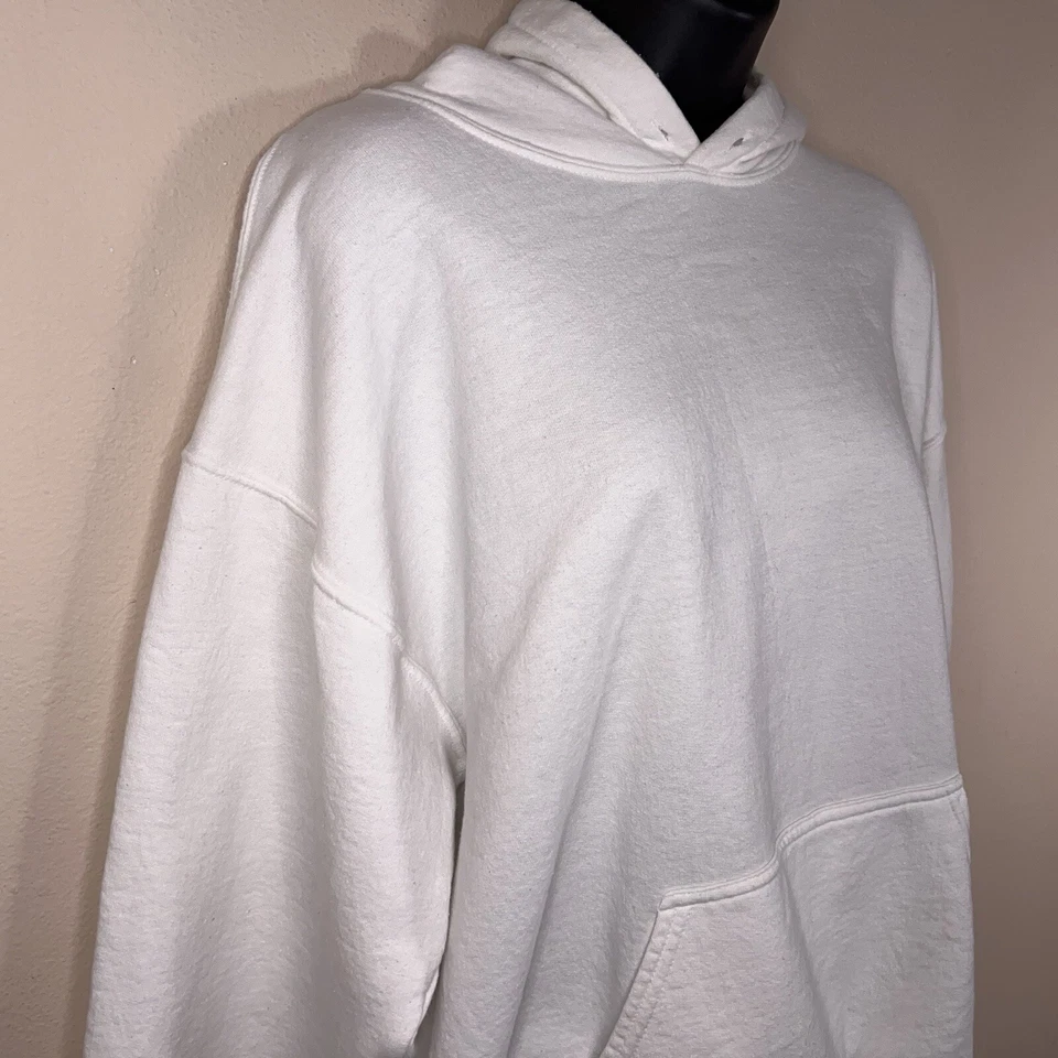 Sudadera con capucha grande blanca There Was Jesus para mujer suéter floral fe religiosa Foto 4 de 4