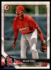 2018 Bowman Prospects Delvin Perez Rookie St. Louis Cardinals #BP138