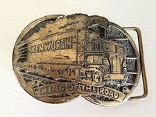 DE COLECCIÓN KENWORTH K100 CABOVER REY DEL CAMIÓN DE CARRETERA HEBILLA DE CINTURÓN 1976 EDICIÓN LIMITADA
