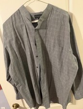 Preswick & Moore Mens Gray Check Single Needl...