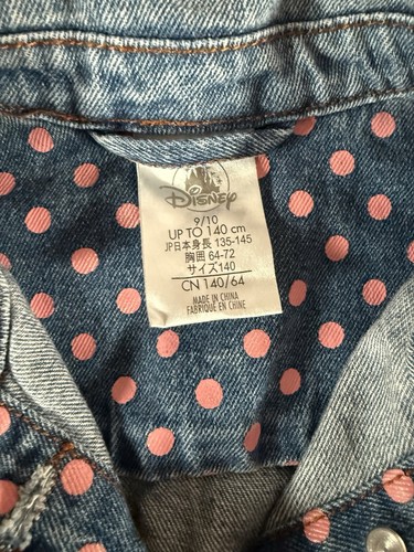 Disney Toy Story Denim Jacket With #EMBROIDERY Girls 9-10 - Picture 3 of 14