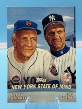 2000 Topps Joe Torre & Casey Stengel #TC10 New York State of Mind Insert Card