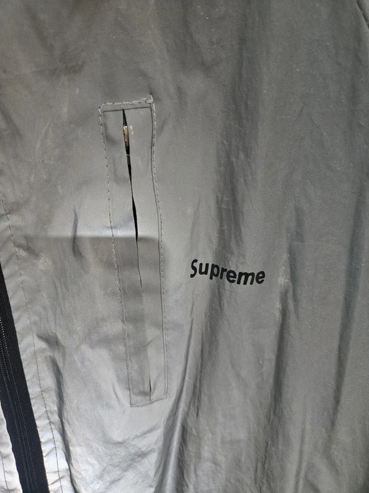 Supreme Reflective Track Jacket - Mens Size XL - Used - Good - Image 4 of 4
