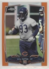 2014 Topps Chrome Retail Orange Refractor Will Sutton #170 11pj