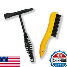 VASTOOLS Welding Chipping Hammer 10.5" Coil Spring Handle Cone Vertical Chisel