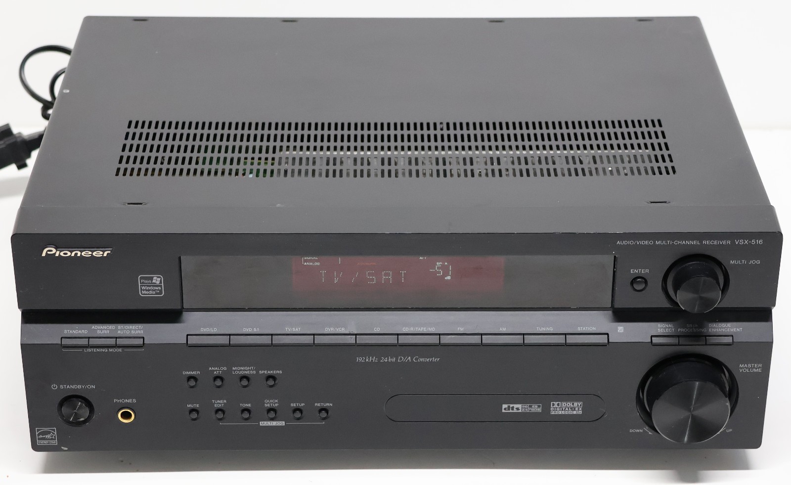 Pioneer VSX-516-K 5.1  AV Home Theater Surround Receiver Amplifier Remote Bundle