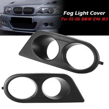 1Paar Nebelscheinwerfer Blenden Stoßstange Schwarz Für 2001-2006 BMW 3er E46 M3,