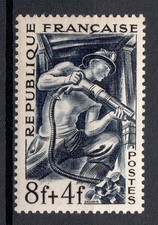Timbre / Stamp  FRANCE  1949  Y&T  N° 825 NEUF * avec trace de charnière (MLH)