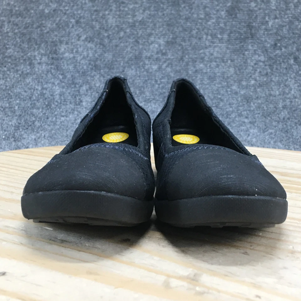 FitFlop Shoes Womens 38 Blue Ballerina Flats Leather Slip On Comfort Low Top - Image 3 of 4