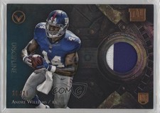 2014 Topps Valor Patch Discipline 10/25 Andre Williams #VP-AW Patch 0u2r