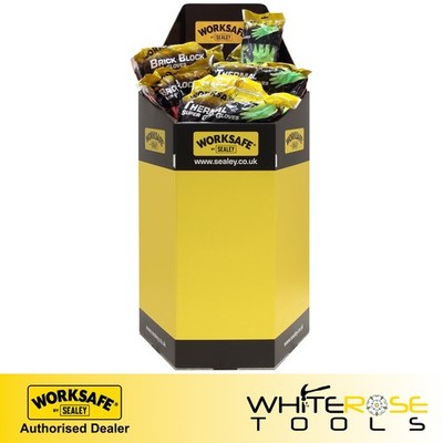 Worksafe by Sealey Worksafe Mülleimer - Handschuhe 2 Nitrilhandflächen Super Grip